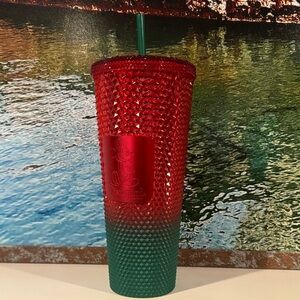 Starbucks + Disneyland Christmas Tumbler with Straw